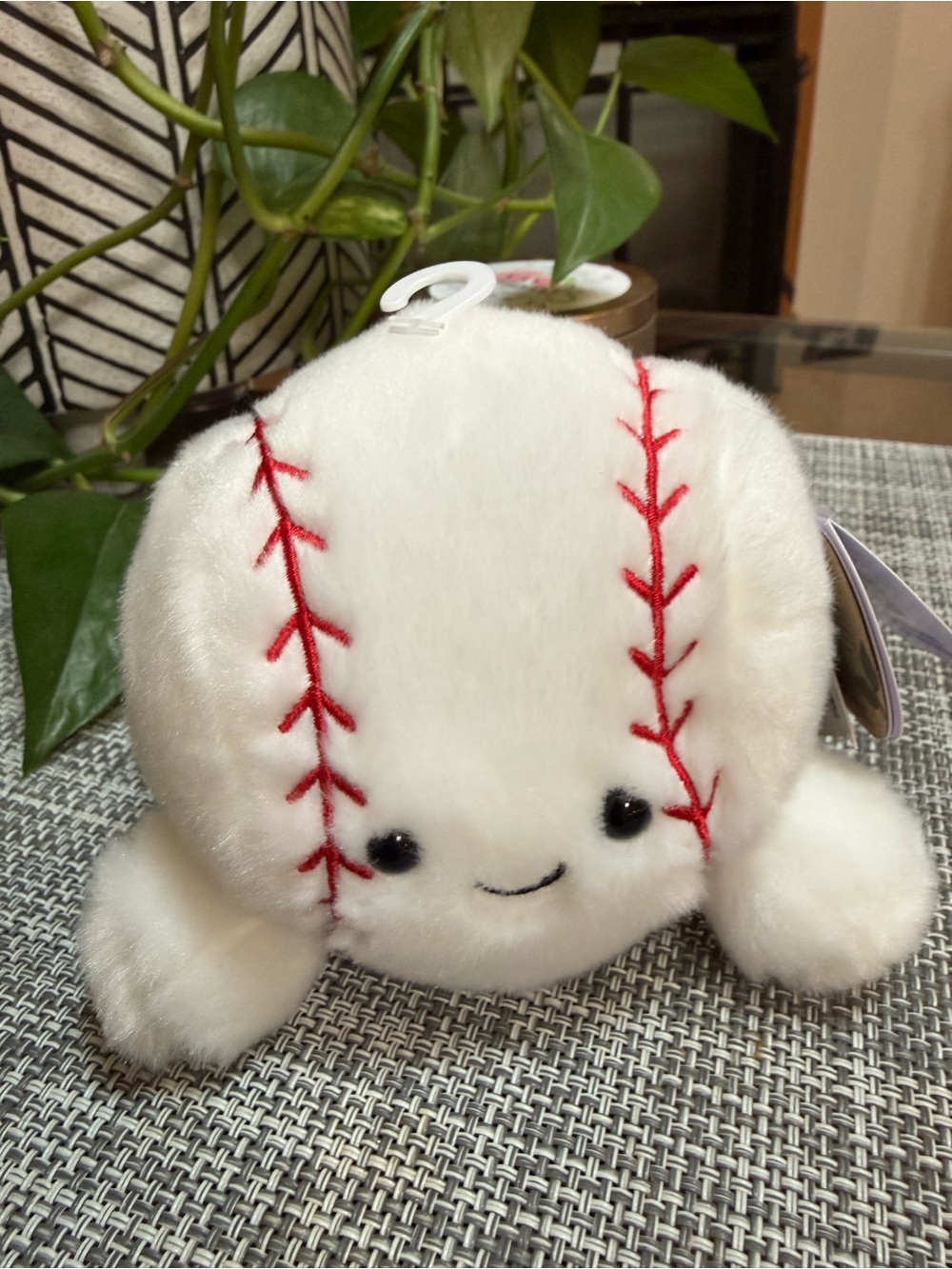 Palm Pals Slugger ⚾️Baseball Stuffed Animal Toy Collectable with Red Stitching